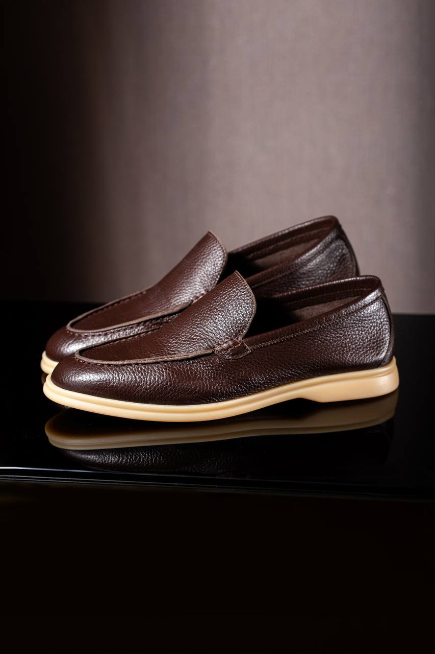 

Felix brown leather loafers Lanciotti De Verzi