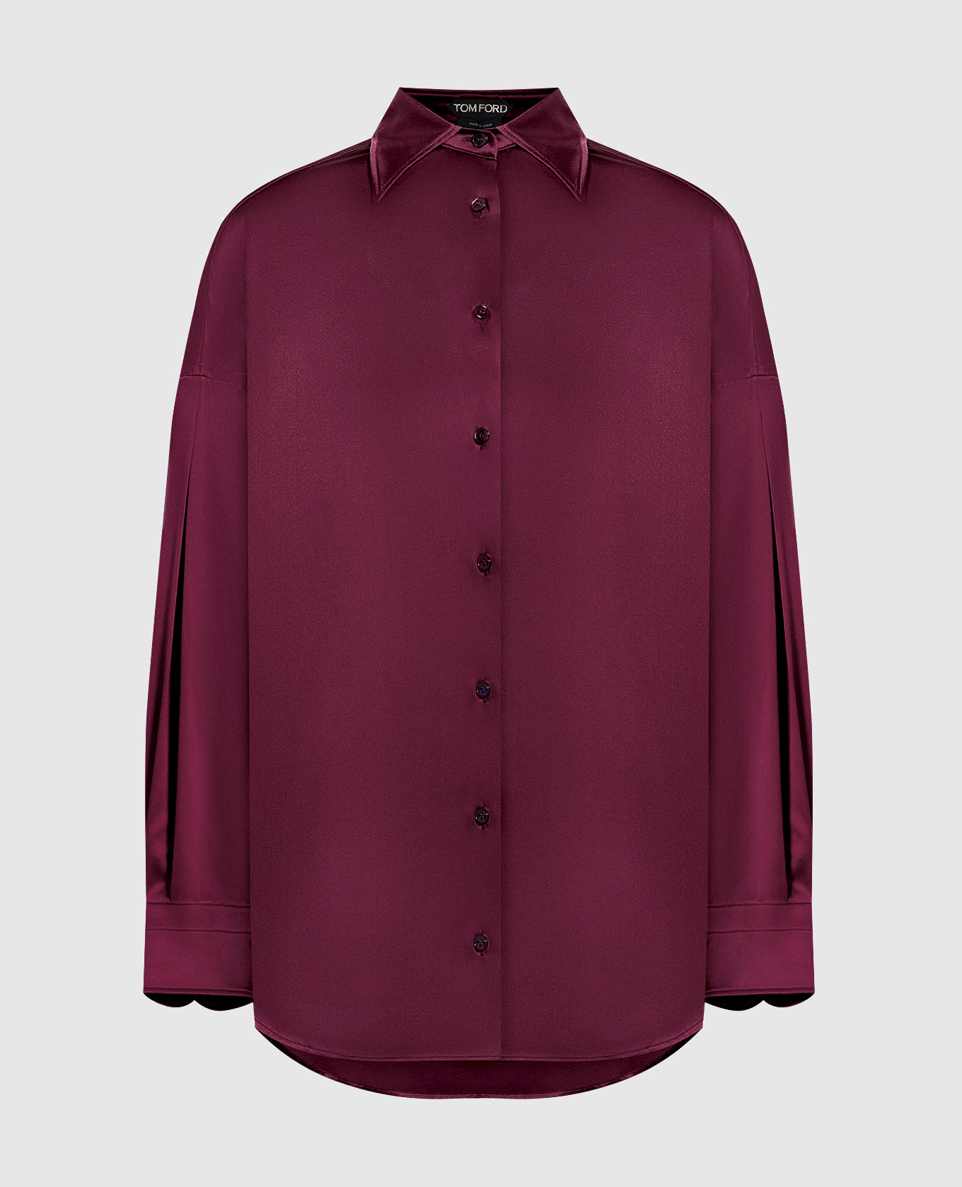 

Burgundy silk blouse Tom Ford