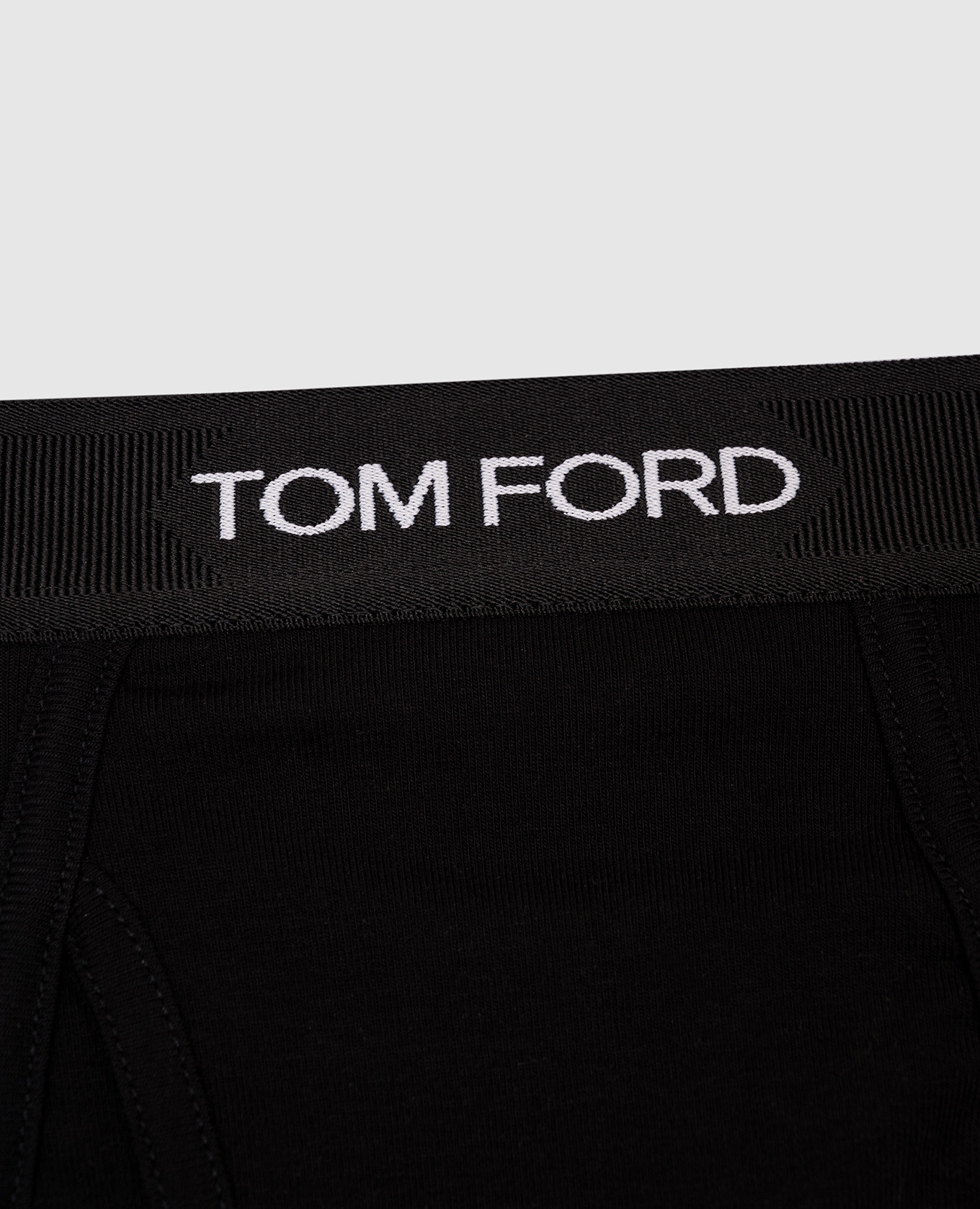

Black briefs with logo Tom Ford