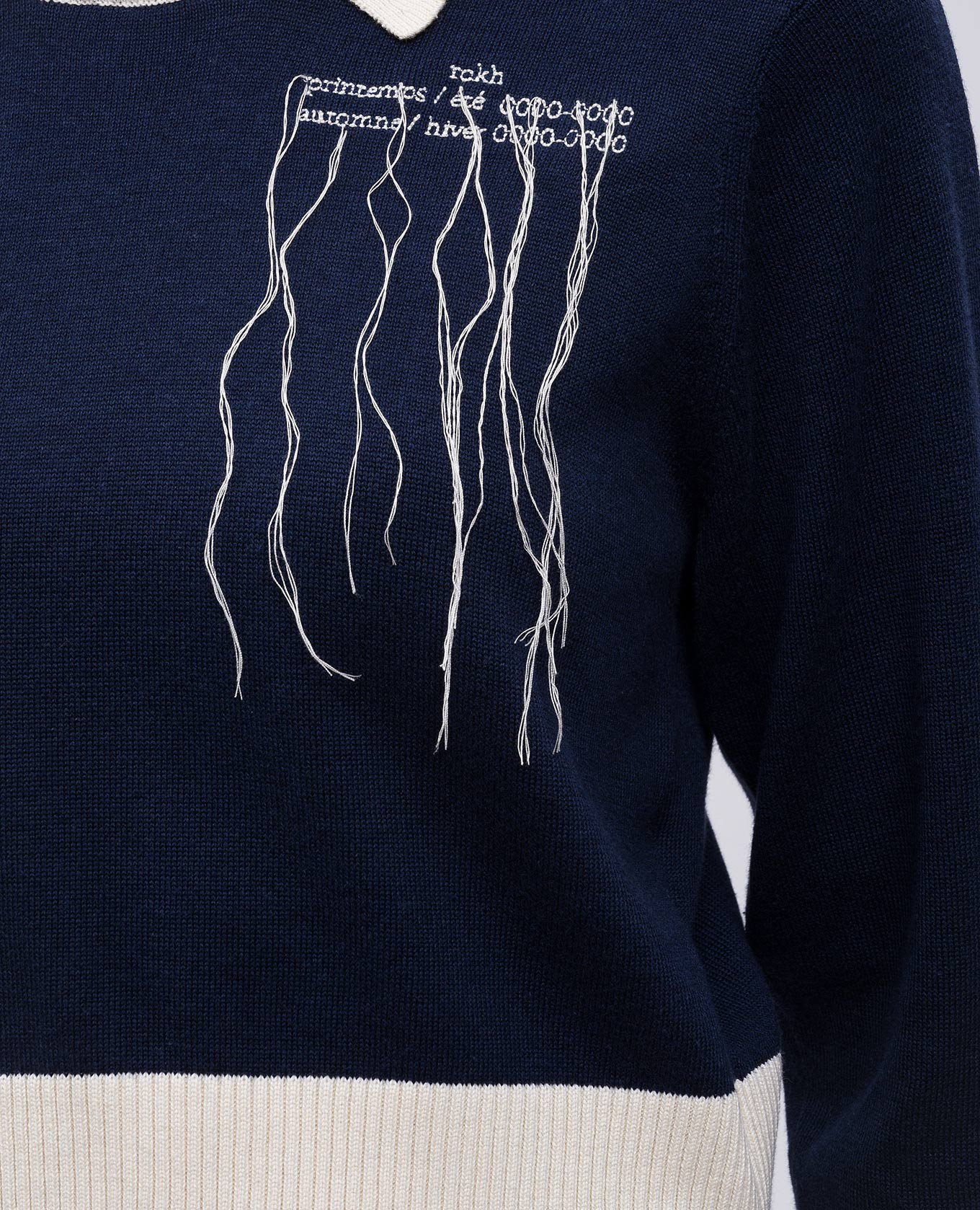 

Blue jumper with logo Rokh
