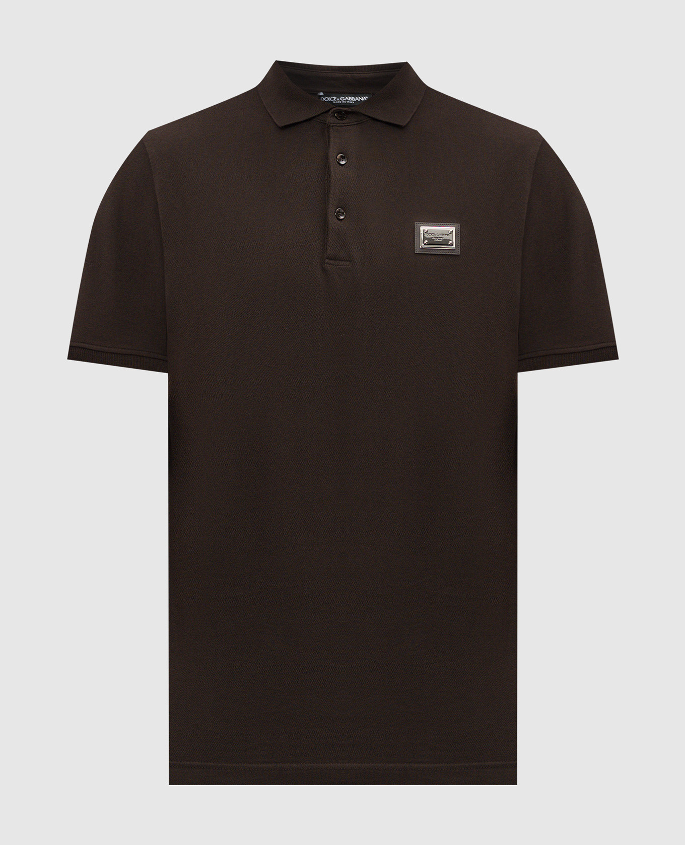 

Brown logo polo shirt Dolce&Gabbana