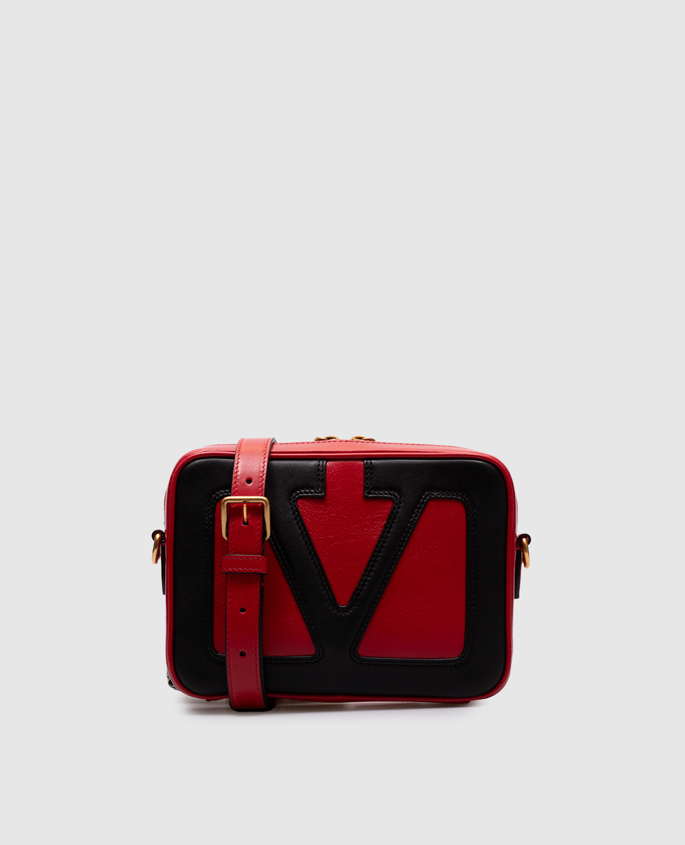 

Viva Superstar red leather cross-body bag Valentino