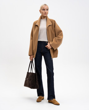 John Smedley Beige EMMY merino wool jumper EMMY