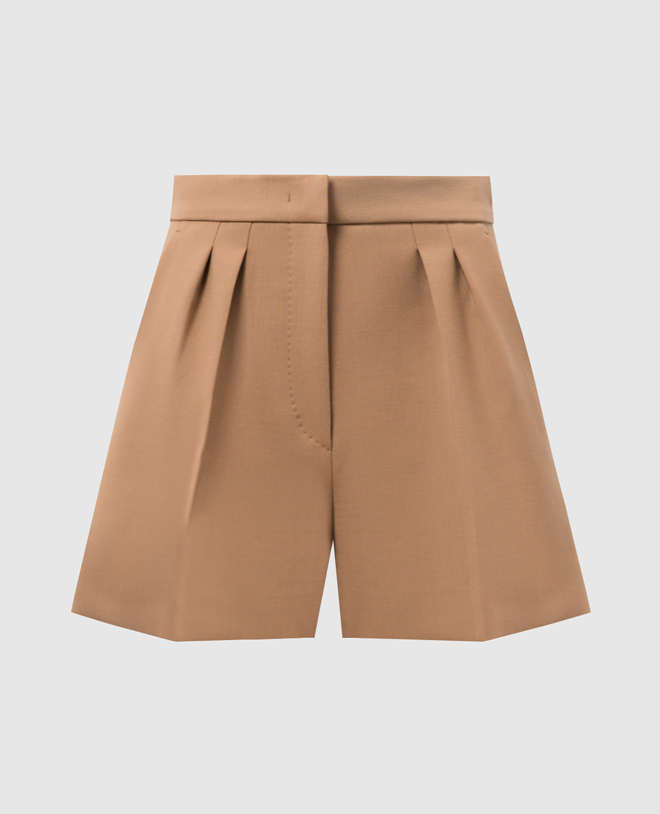 

Brown ZIC wool shorts Max Mara