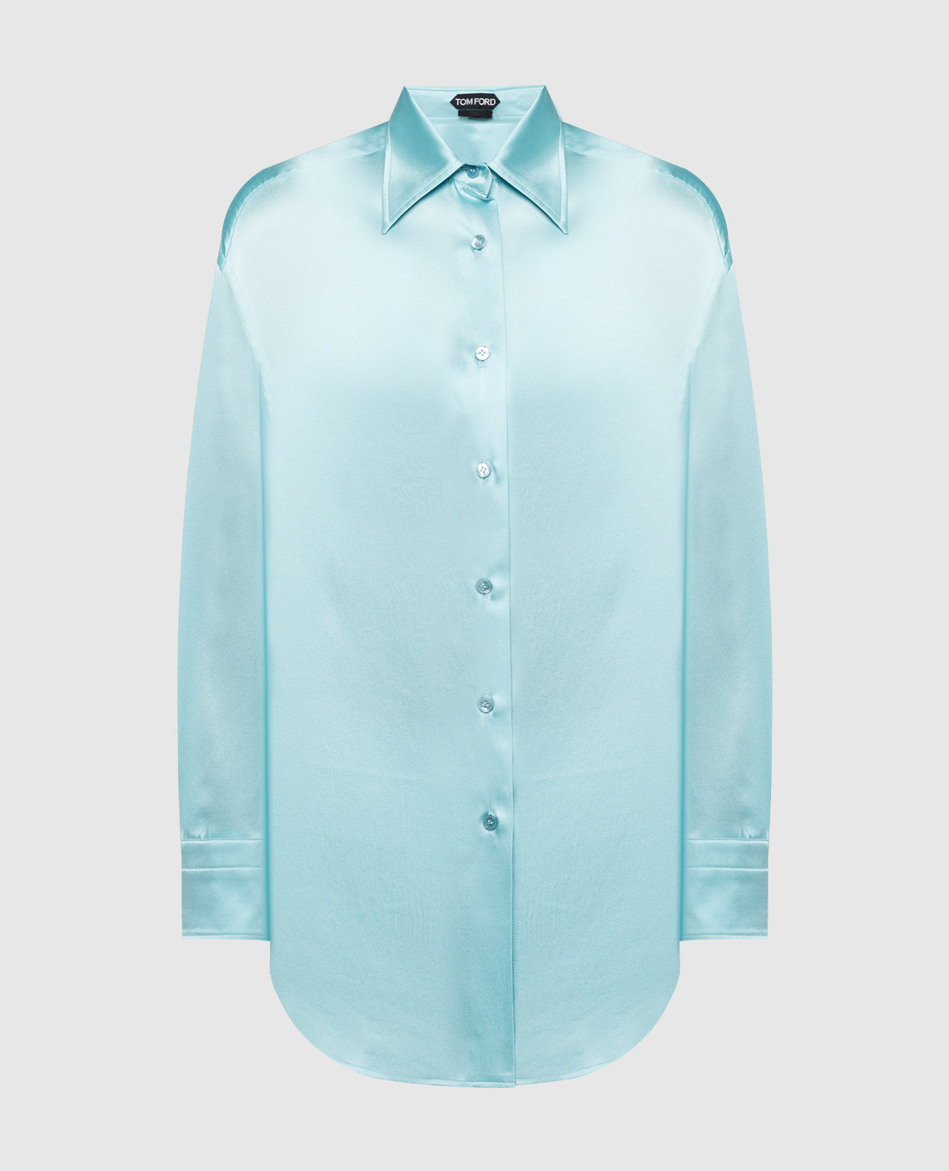 

Blue silk blouse Tom Ford, Light blue