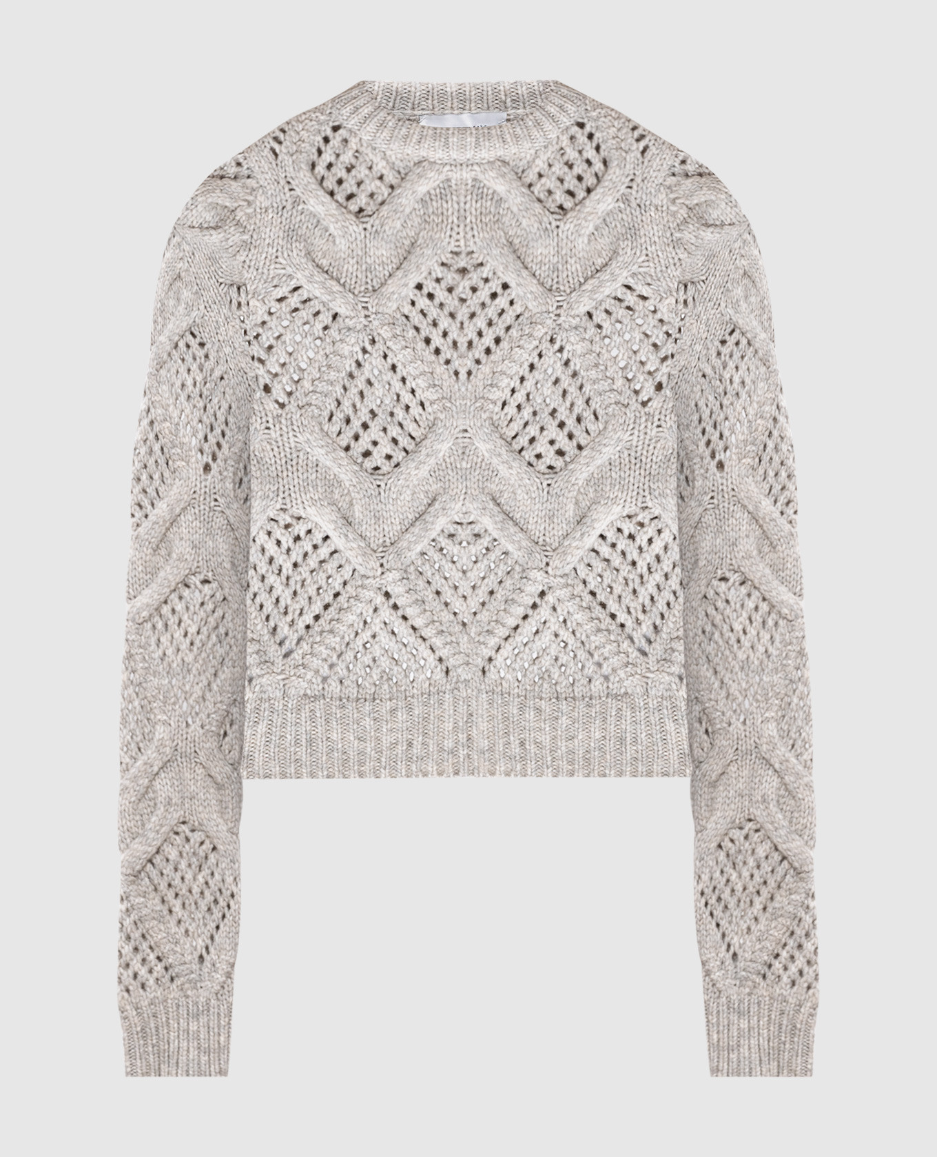 

Gray openwork sweater NARVEL with wool Max Mara Sportmax, Grey