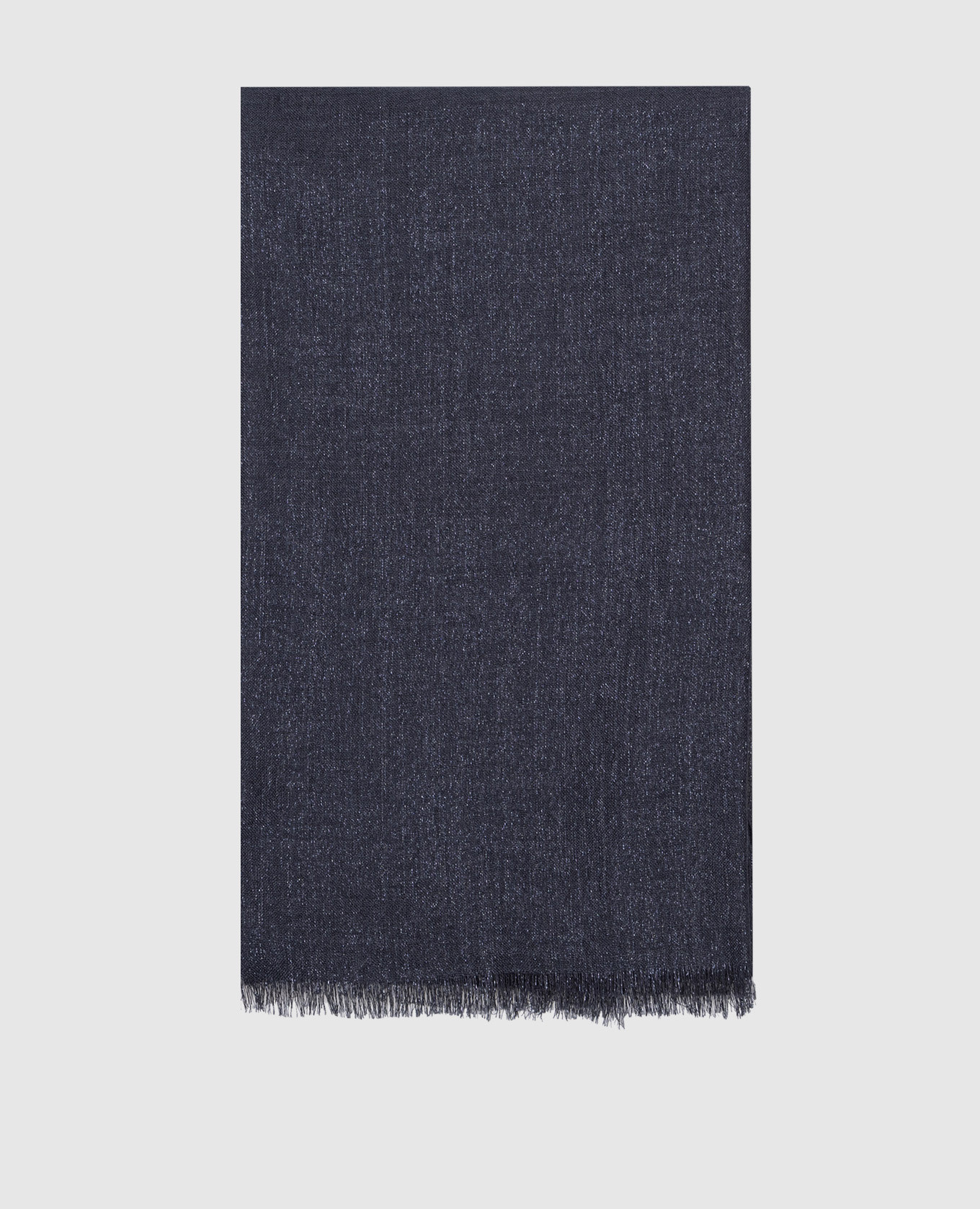 

Blue stole with cashmere and silk with lurex Brunello Cucinelli