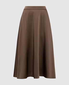 Brunello Cucinelli Brown midi skirt M0H38G3679