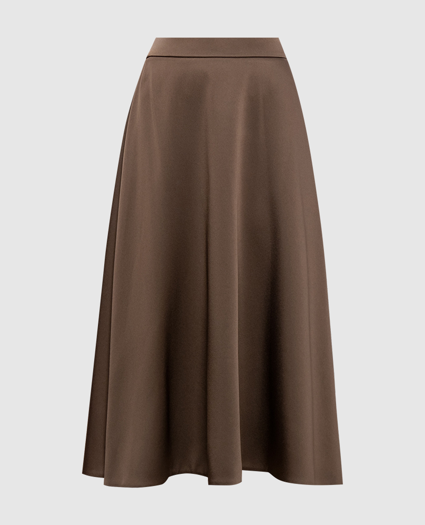 Brown midi skirt Brunello Cucinelli