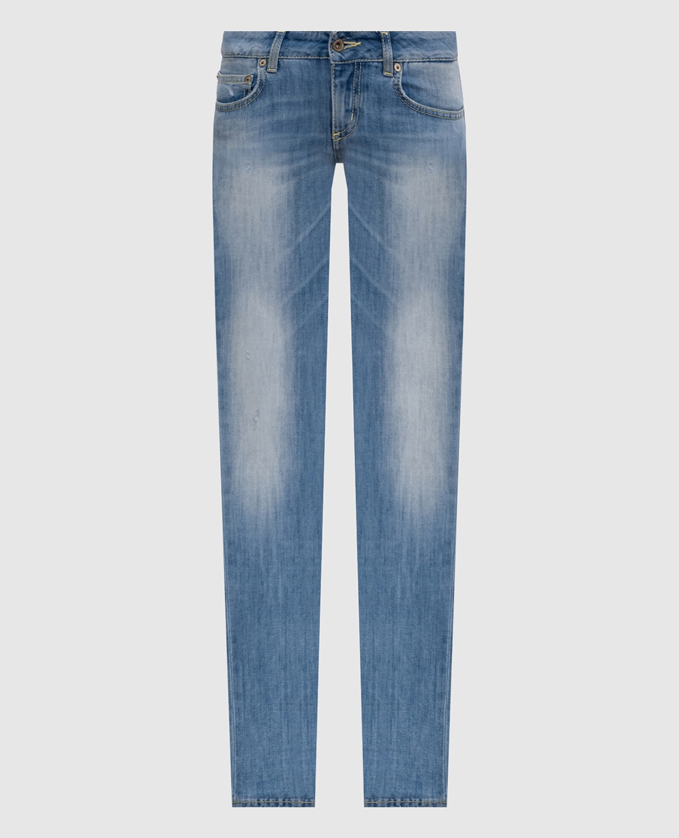 

Blue skinny jeans with a distressed effect Dondup, Light blue