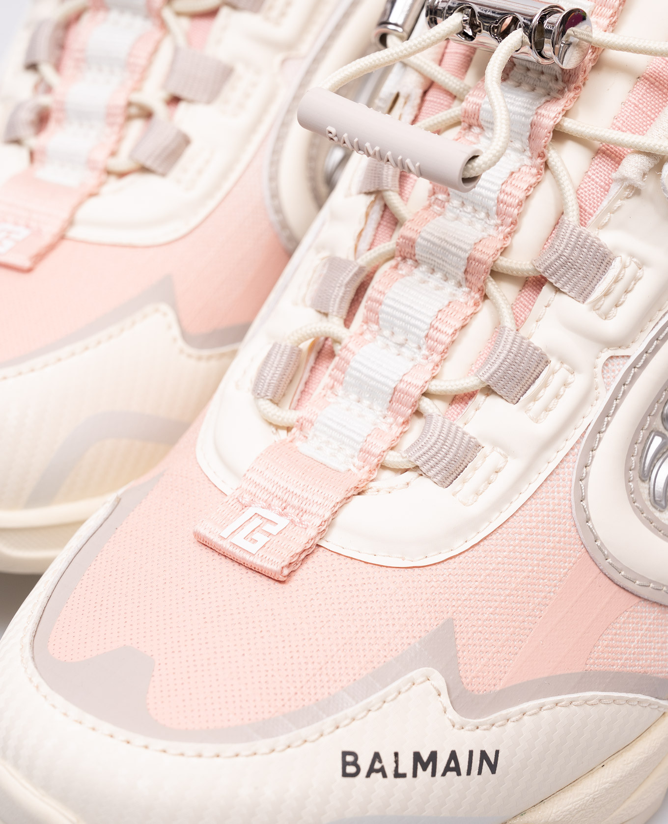 

Beige Cosmic Dust sneakers with logo Balmain