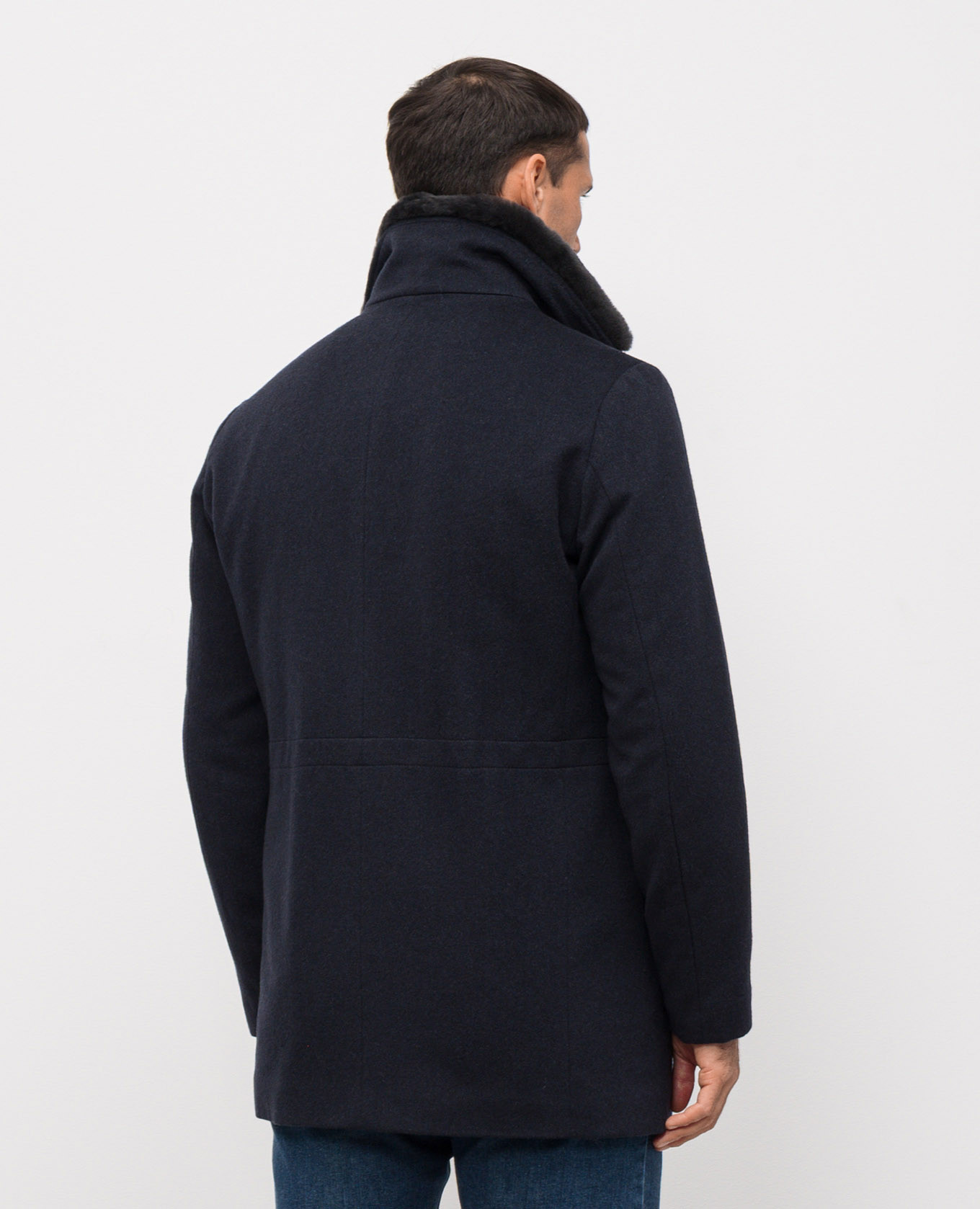 

Blue wool jacket Cashmere&Whiskey