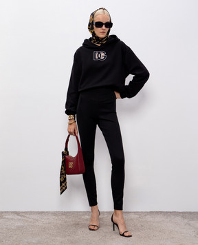 Dolce&Gabbana Black leggings with logo FTB5TTFUGRC