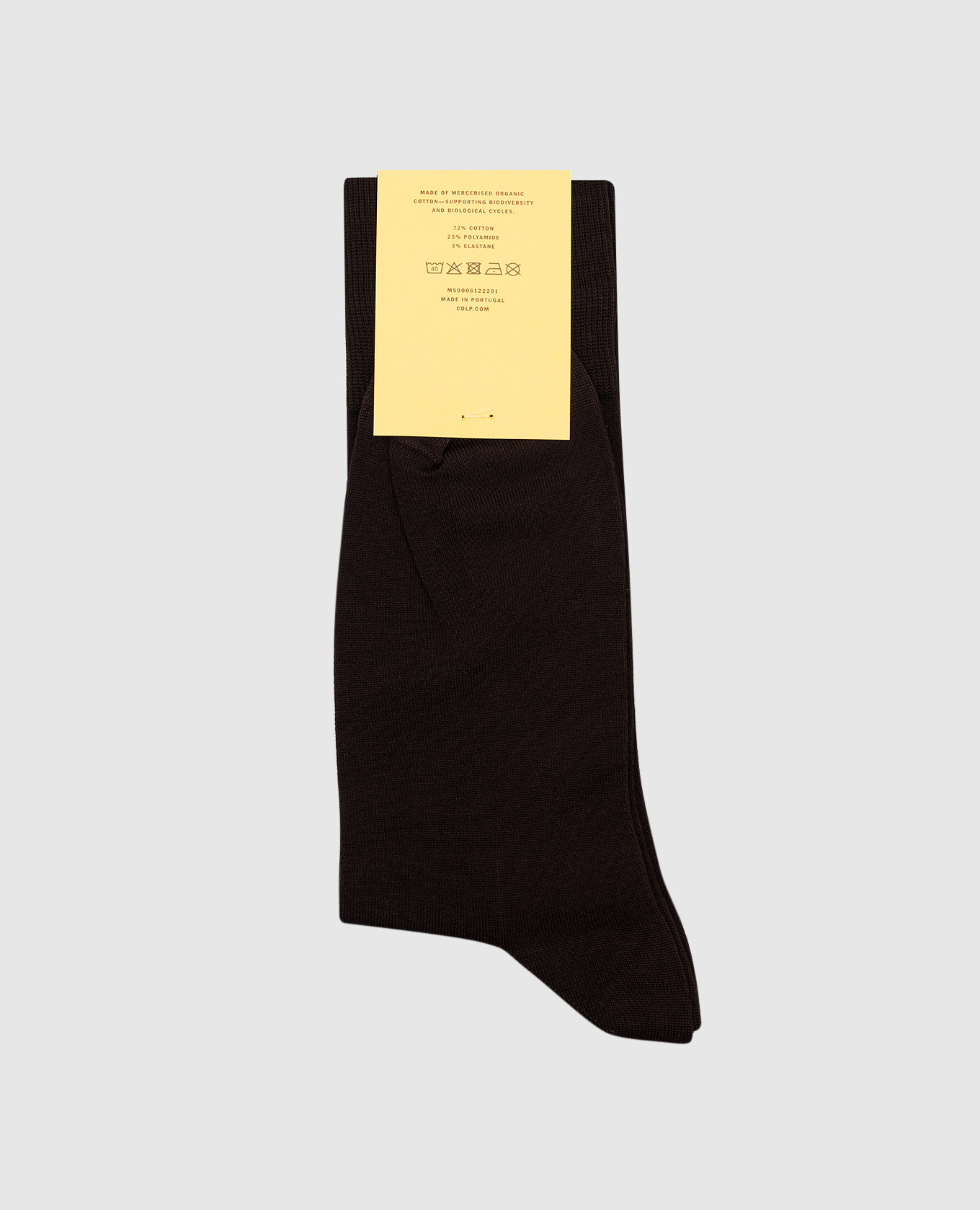 

Brown socks with logo CDLP