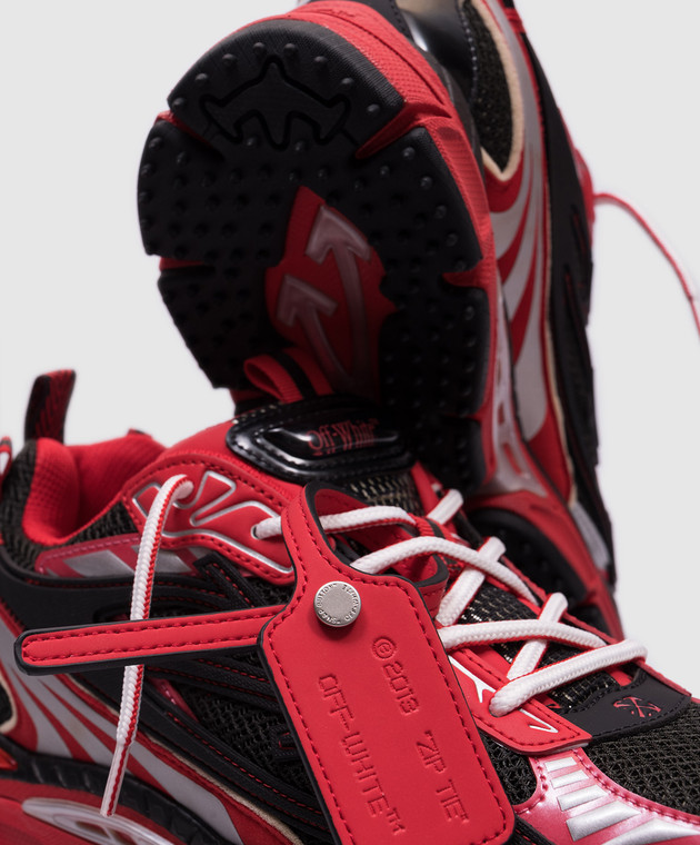 Off-White - BE RIGHT BACK red sneakers OMIA295W24FAB001 - shop