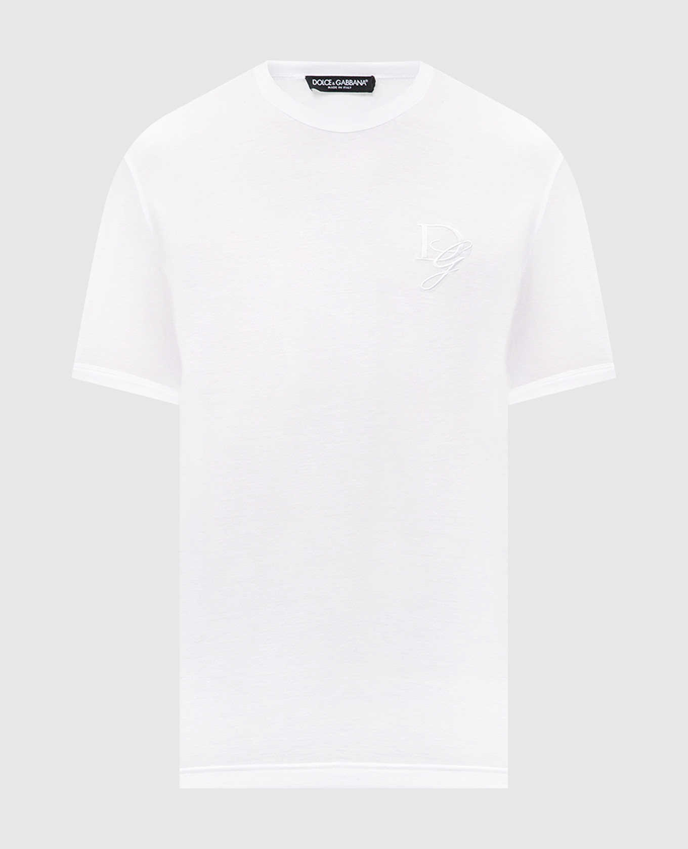 

White t-shirt with logo Dolce&Gabbana