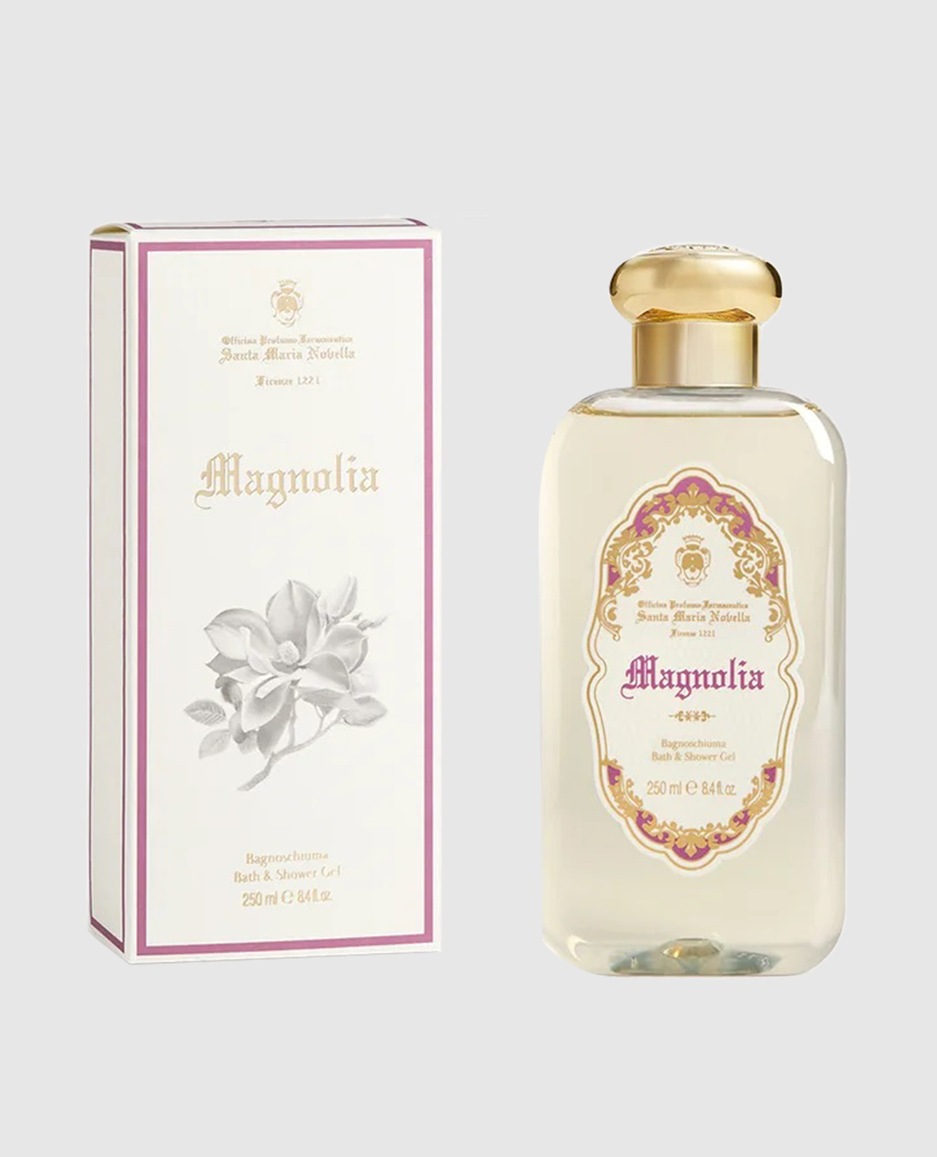 Women's shower gel magnolia 250 ml santa maria novella