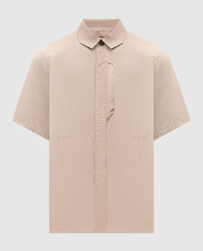 Riotdivision RD-BSS beige straight-cut shirt with logo RDBSSGEN1