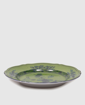 Ginori 1735 Oriente Italiano Green Porcelain Dessert Plate 003RG00FPT110010210236