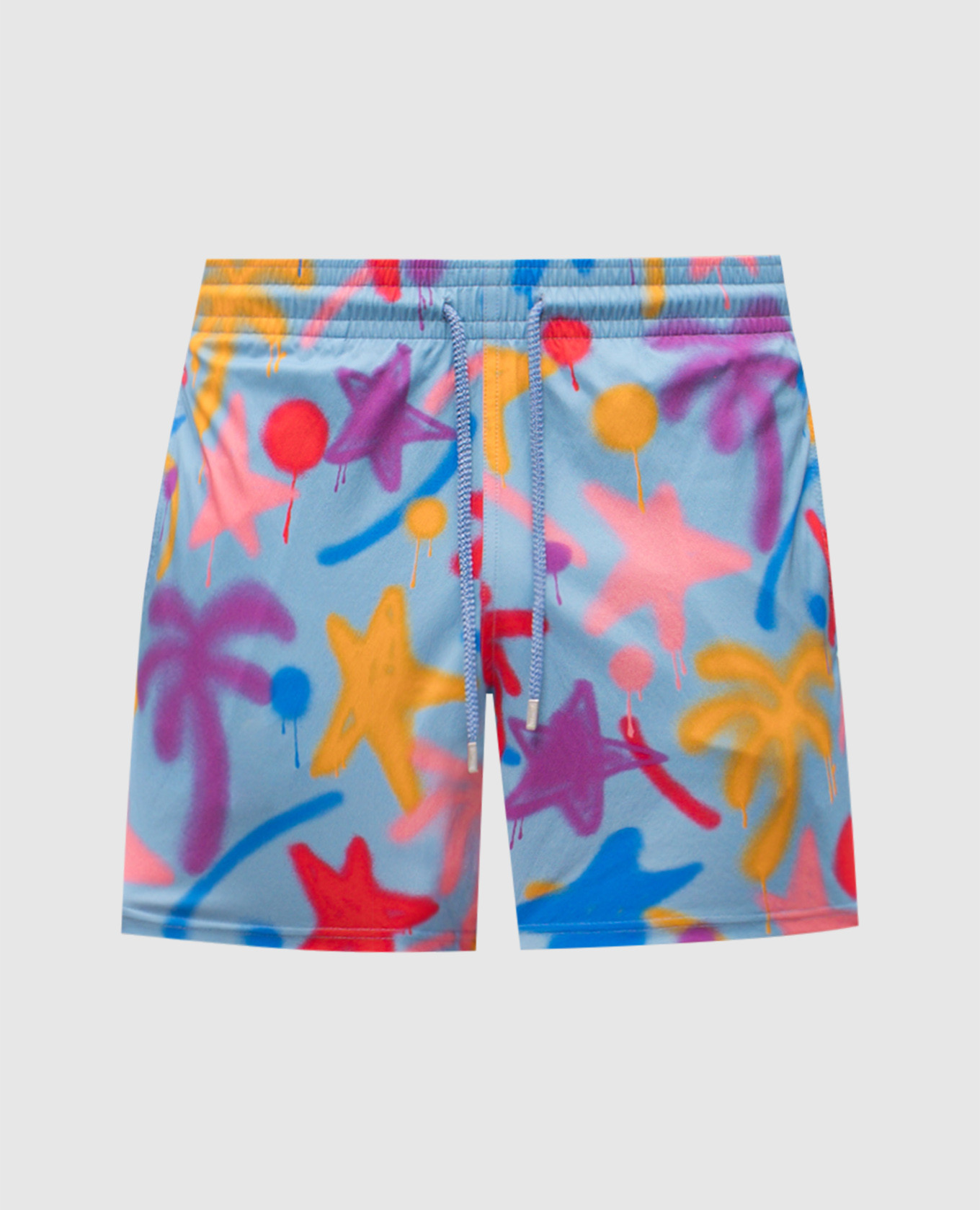 

Blue printed swim shorts Palm Angels, Light blue