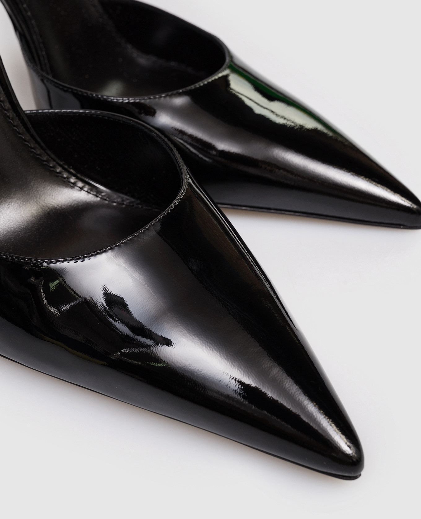 

Black patent leather sandals LIDIA Paris Texas