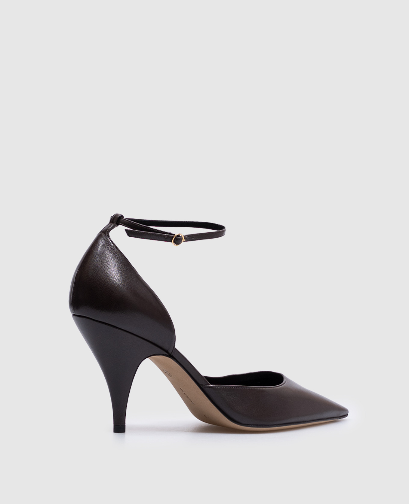 

Liisa D'Orsay brown leather shoes The Row