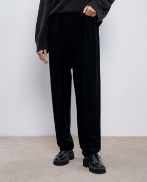 BOBOUTIC Blue pants made of wool 4705