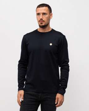 Stefano Ricci Blue wool and silk longsleeve MNH5304701WK004T