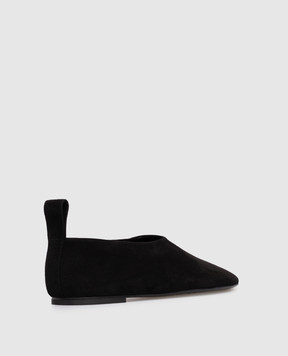 Sofie D`Hoore Black suede ballet flats FONTANA FONTANADAIM