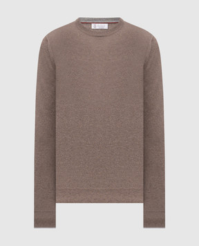Brunello Cucinelli Brown cashmere jumper M2200100