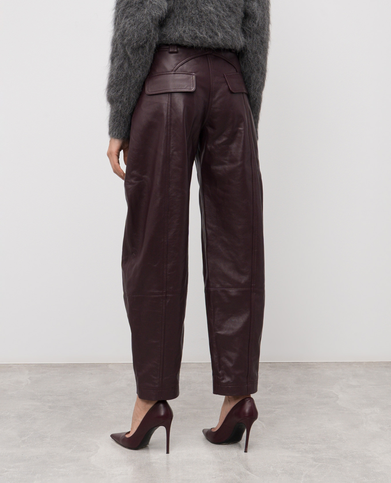 

Alcea burgundy leather pants 16Arlington