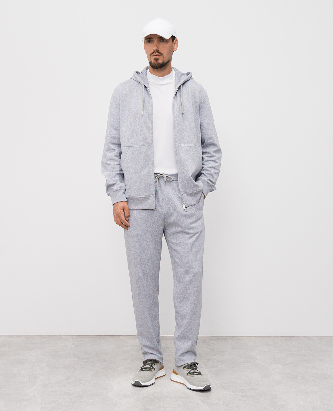 

Gray sweatpants Brunello Cucinelli, Grey