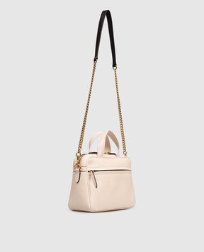 Valentino Beige leather bag VIVA SUPERSTAR with emblem 7W0B0R73PTJ