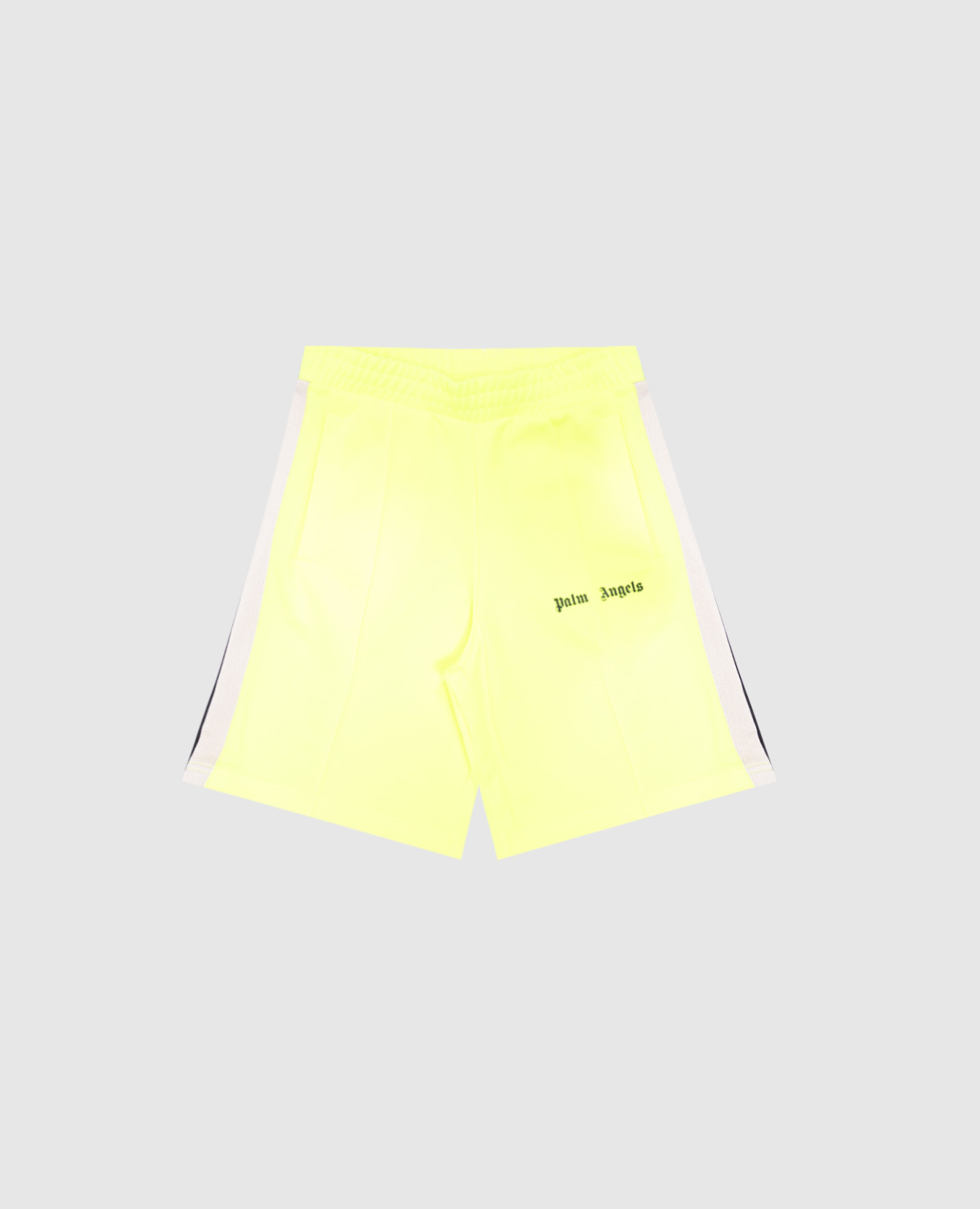 

Children's yellow shorts with stripes Palm Angels