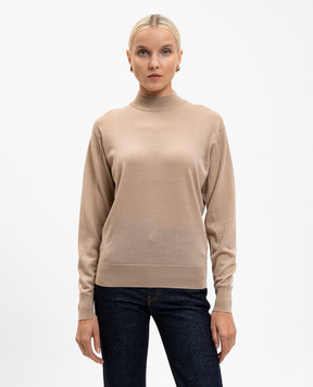 John Smedley Beige Amity Merino Wool Jumper AMITY