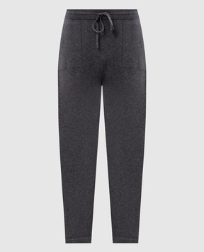 Cashmere&Whiskey Gray sweatpants made of cashmere MU864F1307341PF