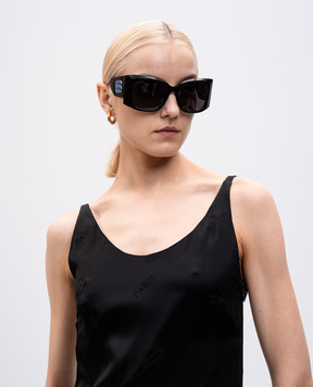 Balenciaga Square XL black sunglasses 830316T0039