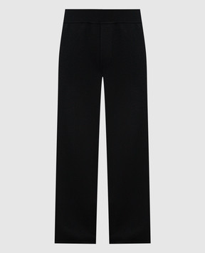 Jacob Lee Black cashmere pants MCP075AW24GB