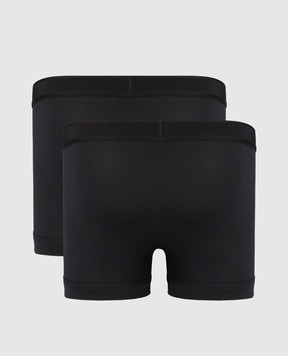 Tom Ford Set of black boxer briefs with contrasting logo pattern T4XC31410