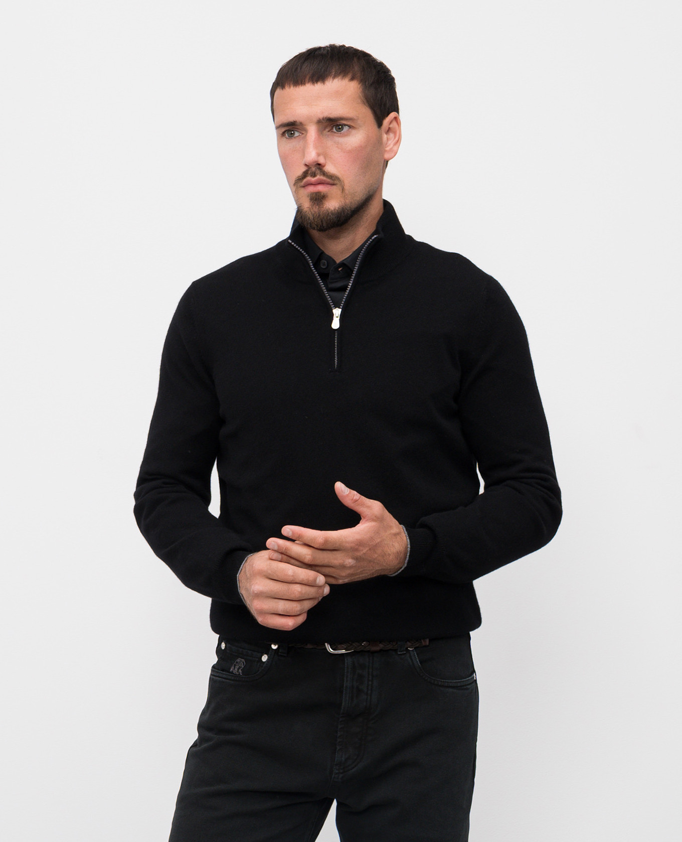 

Black cashmere jumper Brunello Cucinelli