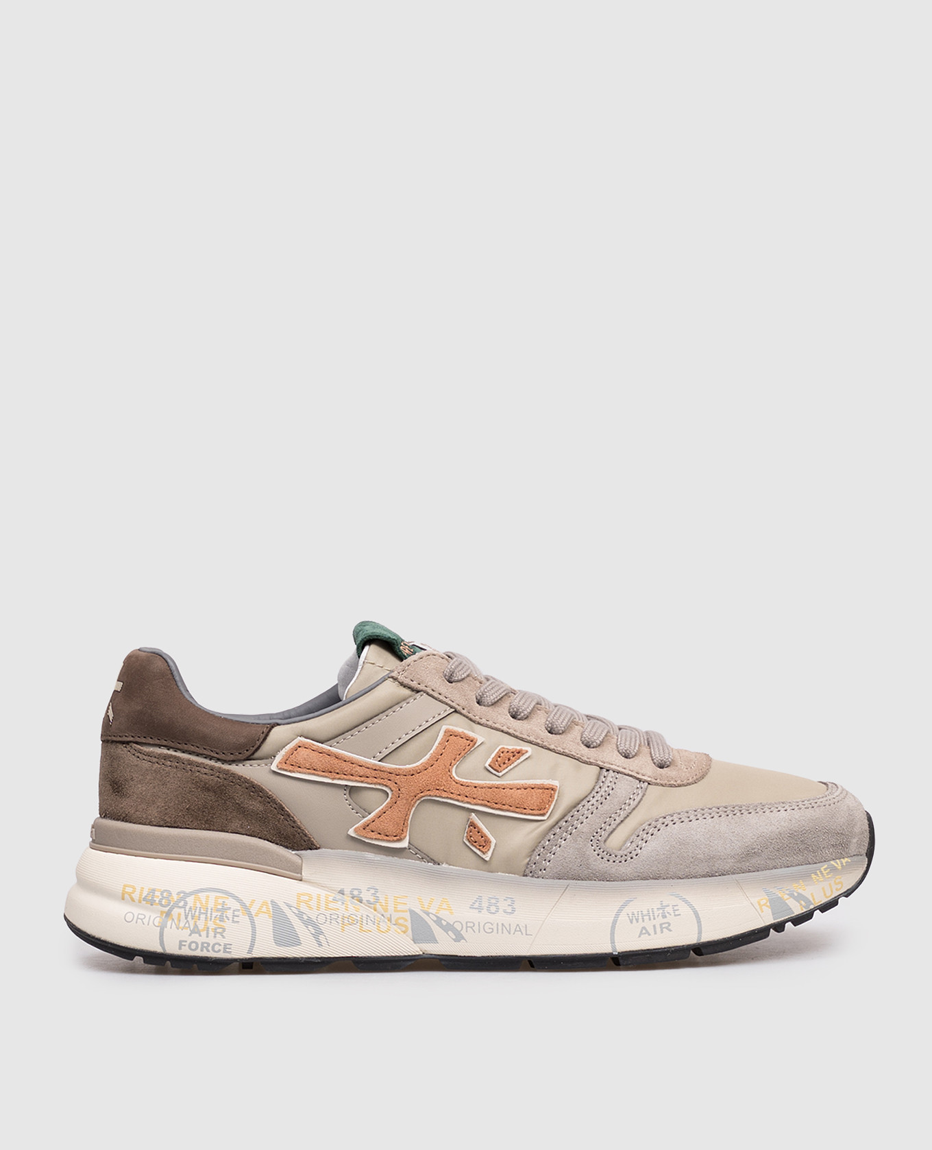 MICK khaki combination sneakers with logo Premiata