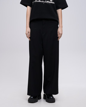 Y`S Yamamoto Black wool pants YPP15100