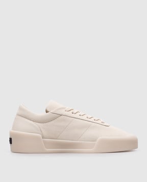 Fear of God Beige Aerobic Low nubuck sneakers FGE280101NUBm