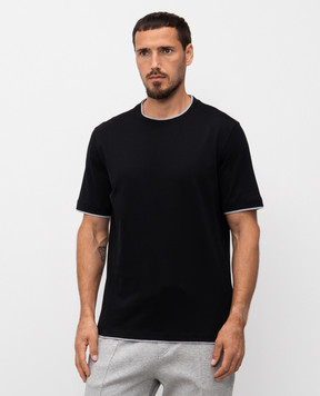 Brunello Cucinelli Black T-shirt M0B137427