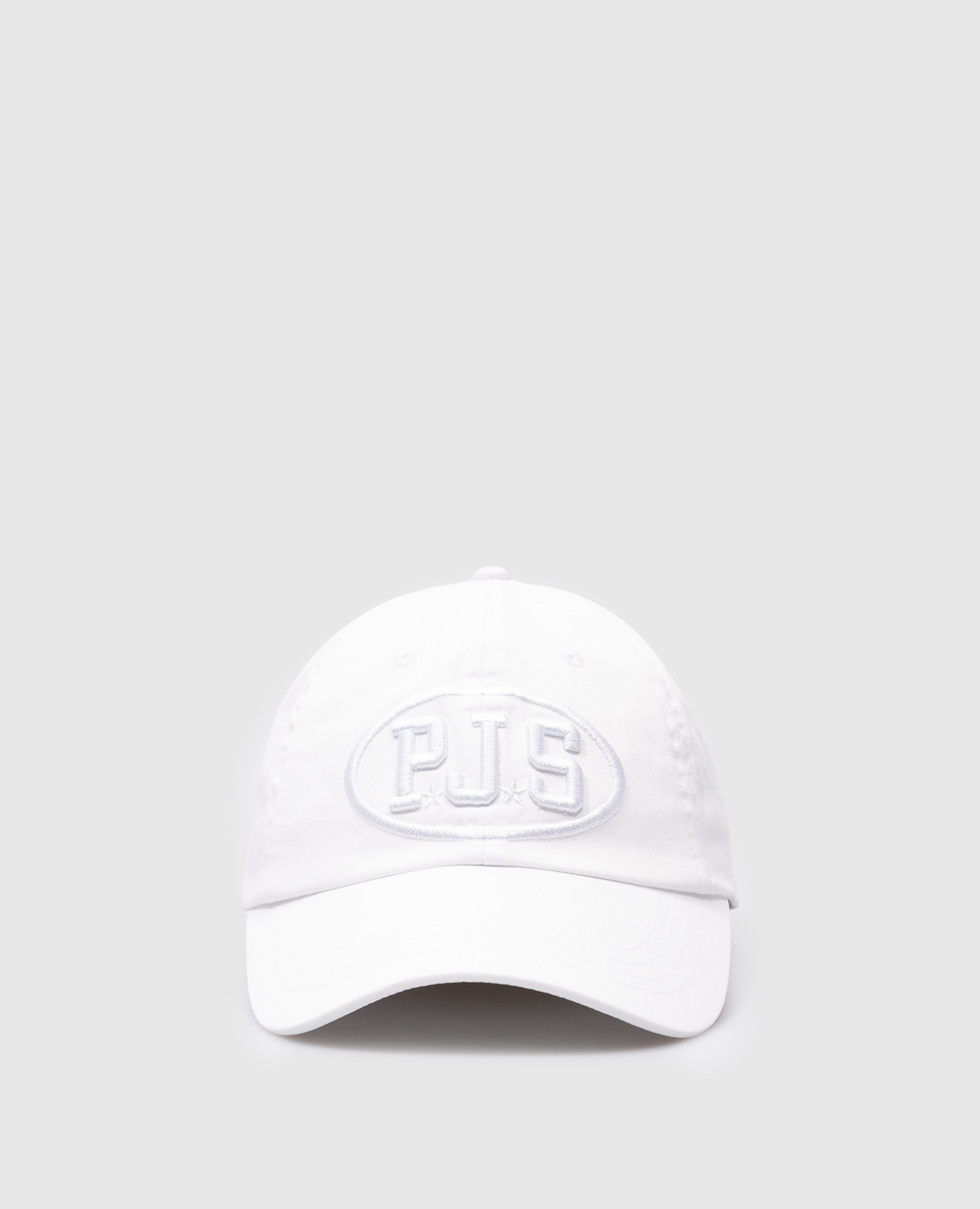 

White PJS cap with logo embroidery Parajumpers