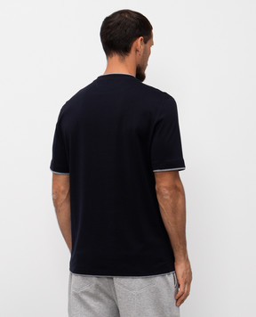 Brunello Cucinelli Blue T-shirt M0B137427
