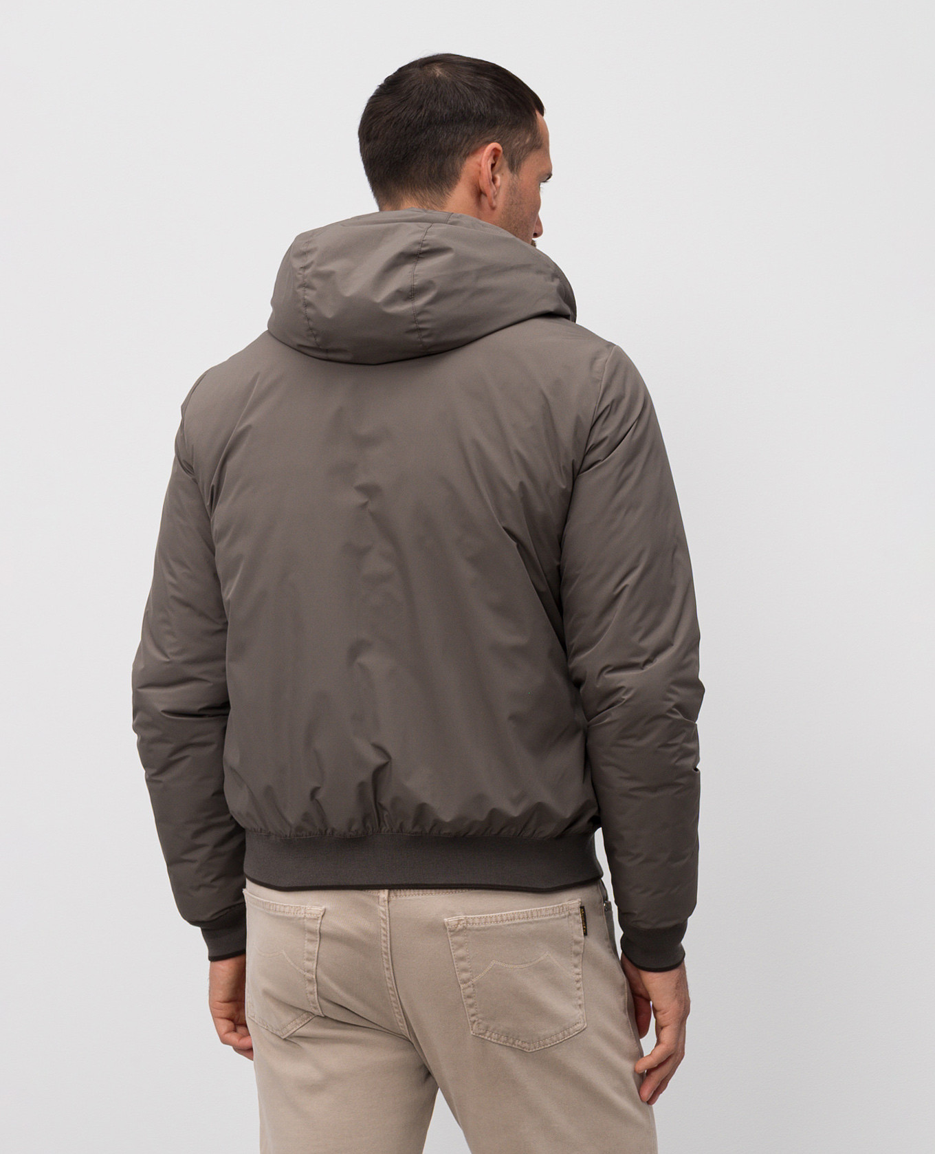 

ONIRO gray down jacket MooRER, Grey