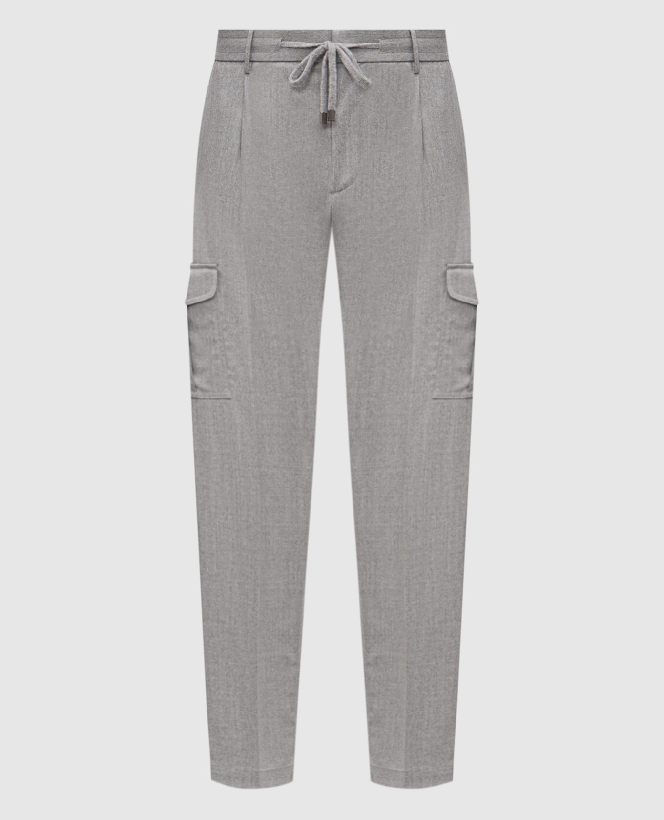 

Gray wool cargo pants Peserico, Grey