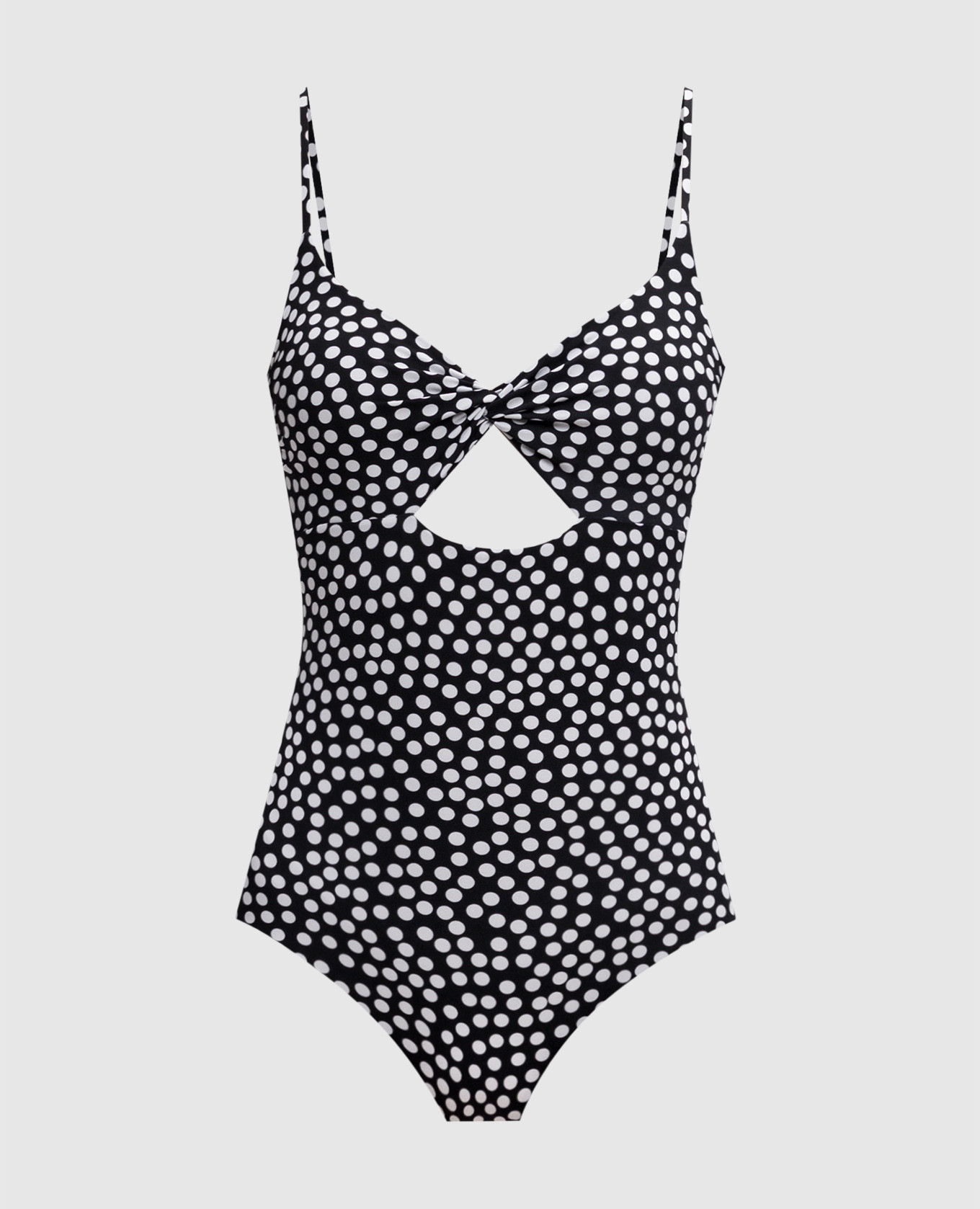 

Black polka dot swimsuit Fisico