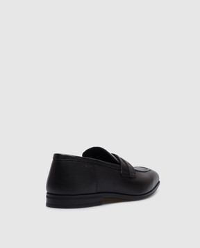 Stuart Weitzman Simon black leather loafers SI223